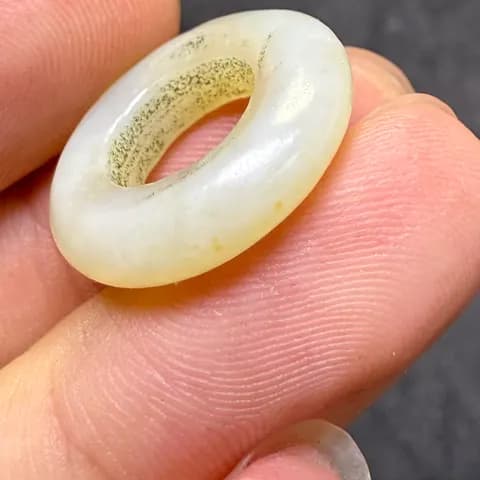 Hetian Jade Kasaya Ring Pendant image 2