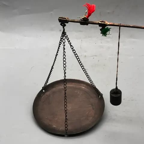 Vintage-Style Handmade Herbal Scale