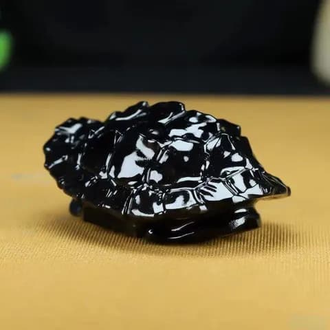 Hetian Jade Tortoise Shell Hand Piece image 2