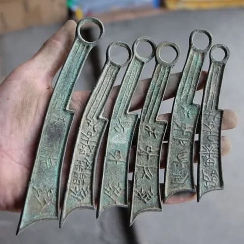 Spring and Autumn–Warring States-Style Bronze Knife Coin