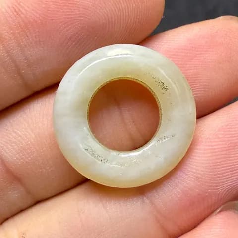 Hetian Jade Kasaya Ring Pendant