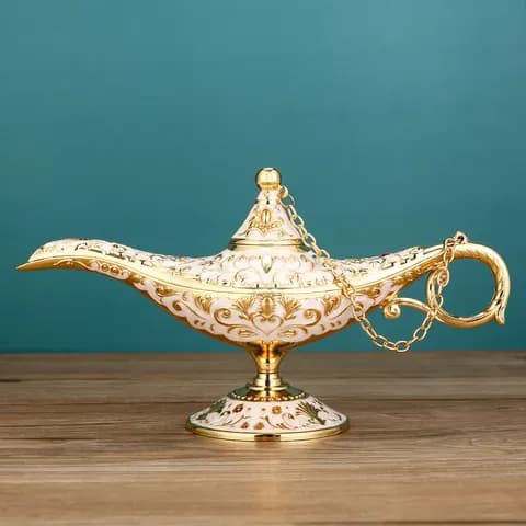 Vintage-Style Aladdin Lamp Ornament image 2