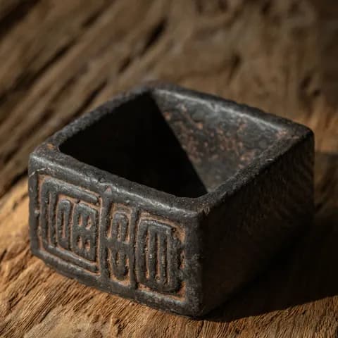 Antique-Style Square Brush Washer image 3