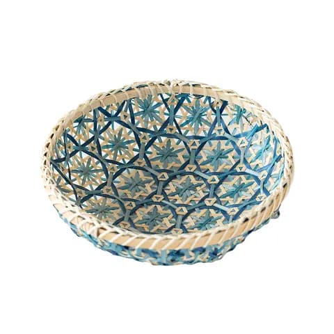Colorful Willow Woven Storage Basket image 3