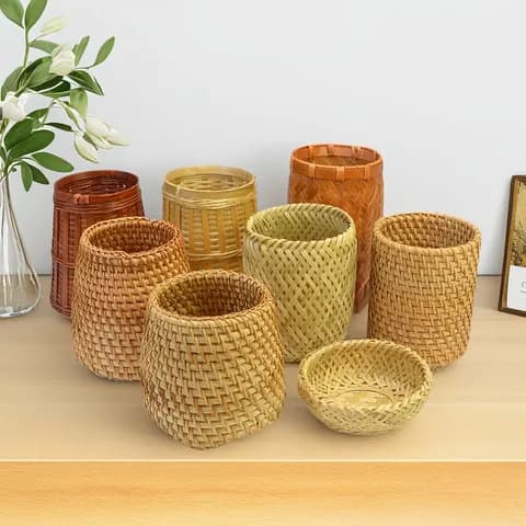 Rattan Woven Storage Basket