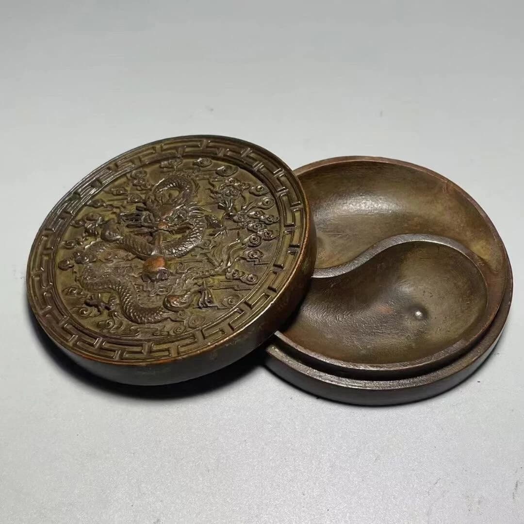Alloy Round Ink Box