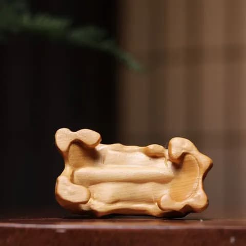 Solid Wood Carved Display Stand image 3