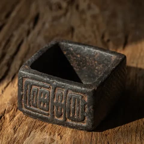 Antique-Style Square Brush Washer