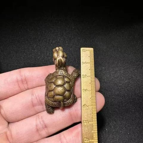 Brass Tortoise Hand Piece image 2