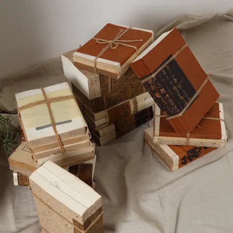 Rope-Bound Vintage-Style Book Ornament image 2