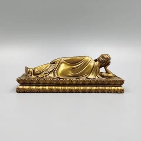 Copper Shakyamuni Buddha Statue image 2
