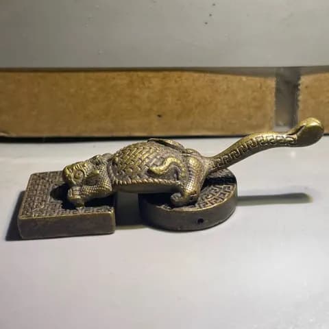 Solid Copper Dragon Turtle Seal image 3