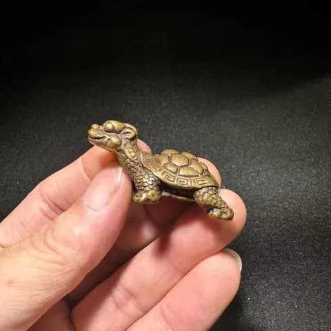 Brass Tortoise Hand Piece image 3