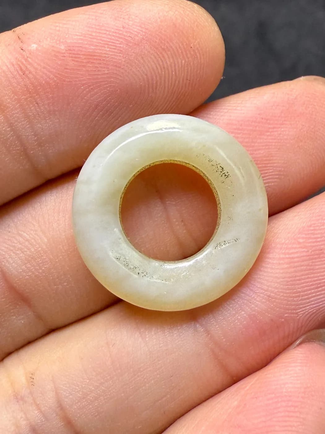 Hetian Jade Kasaya Ring Pendant