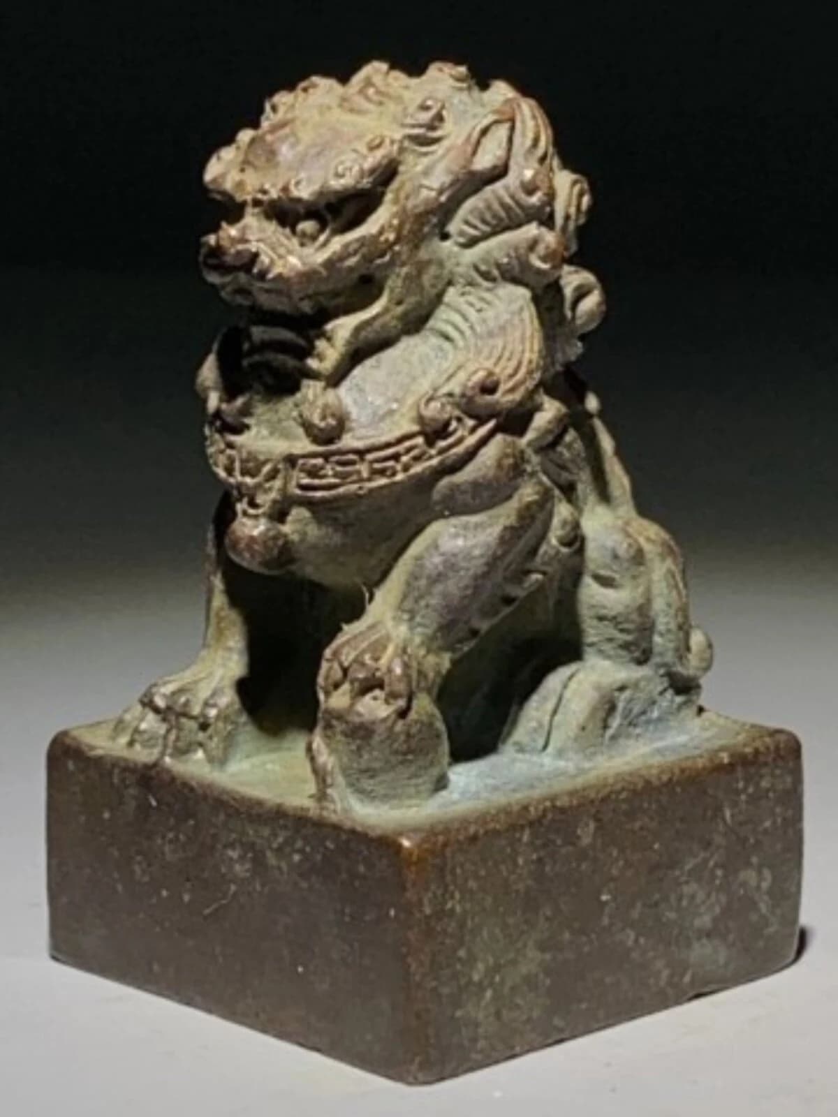 Copper Lion Seal Ornament