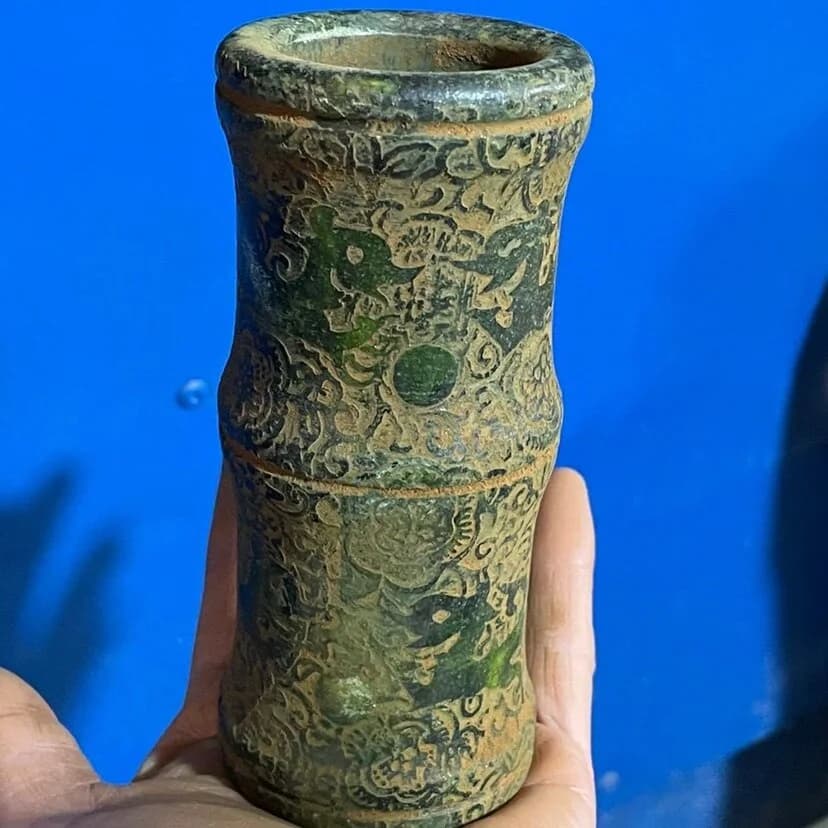 Xiuyan Jade Bi Disc Ornament