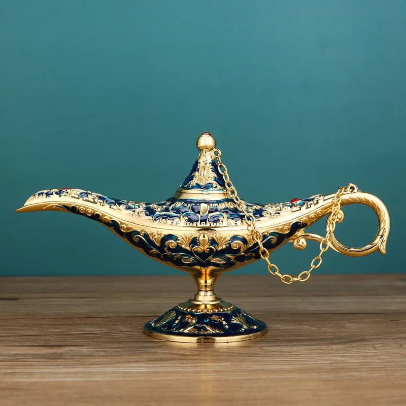 Vintage-Style Aladdin Lamp Ornament