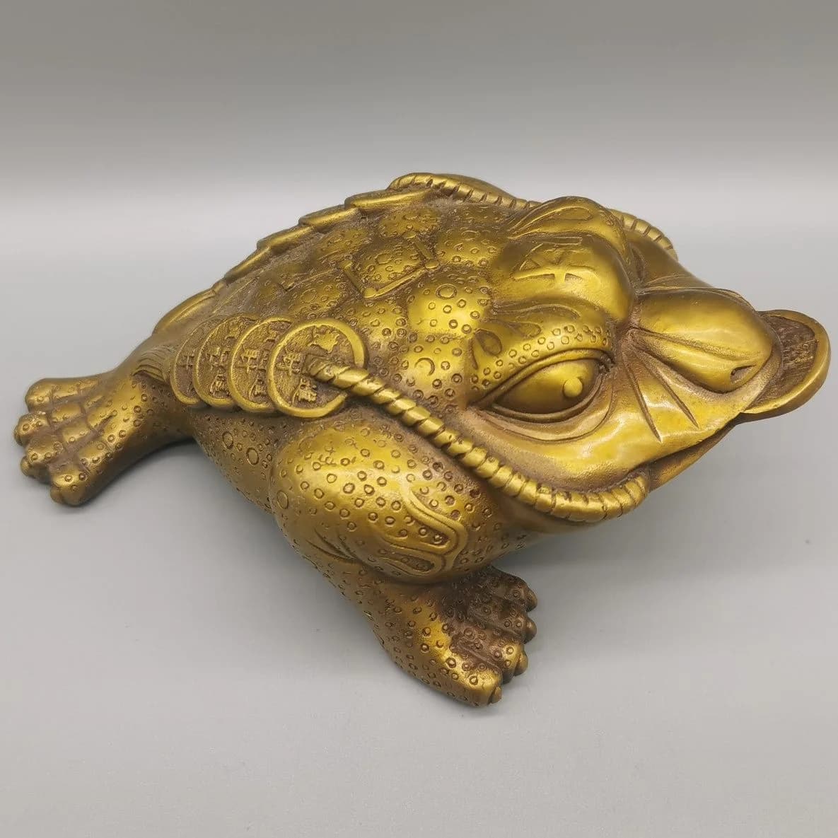 Copper Three-Legged Money Toad Ornament
