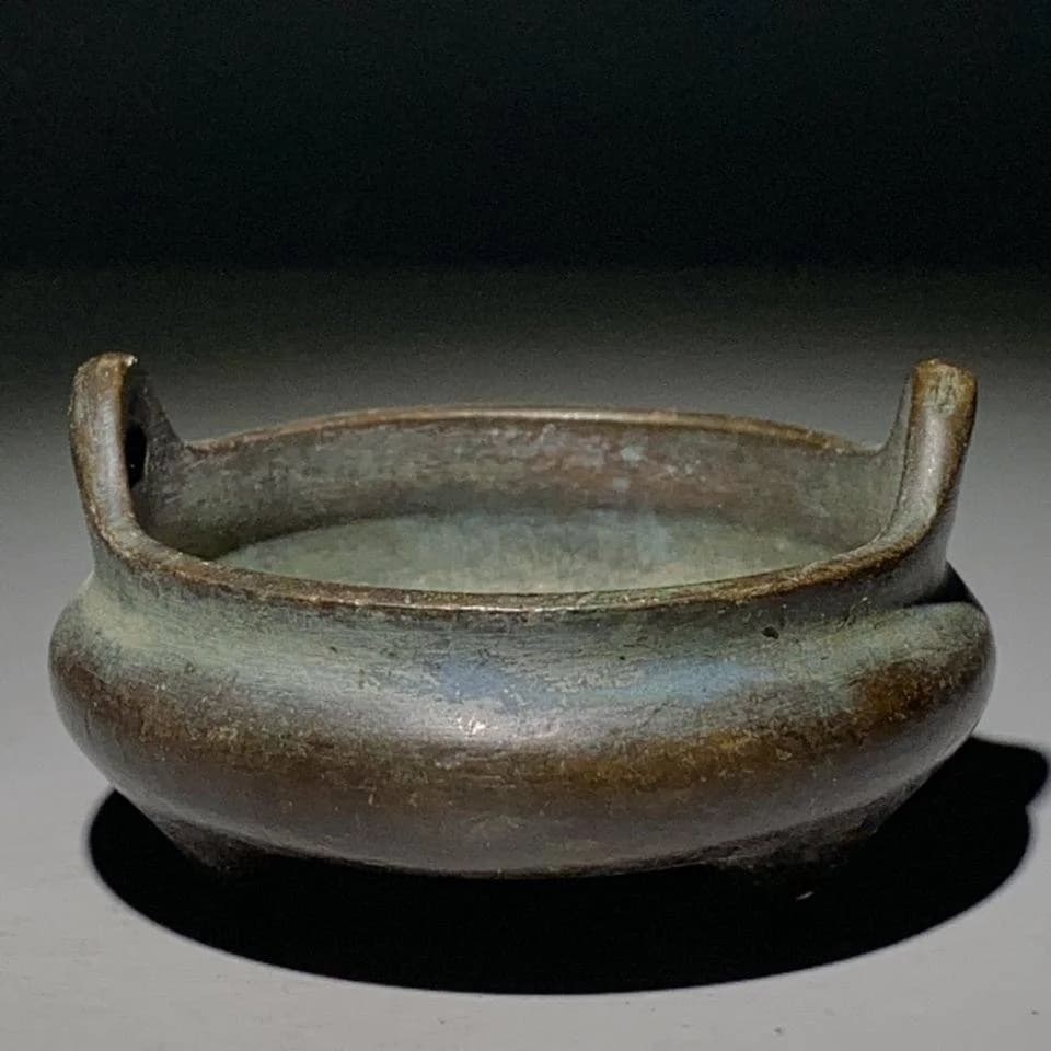 Antique-Style Copper Xuande Incense Burner