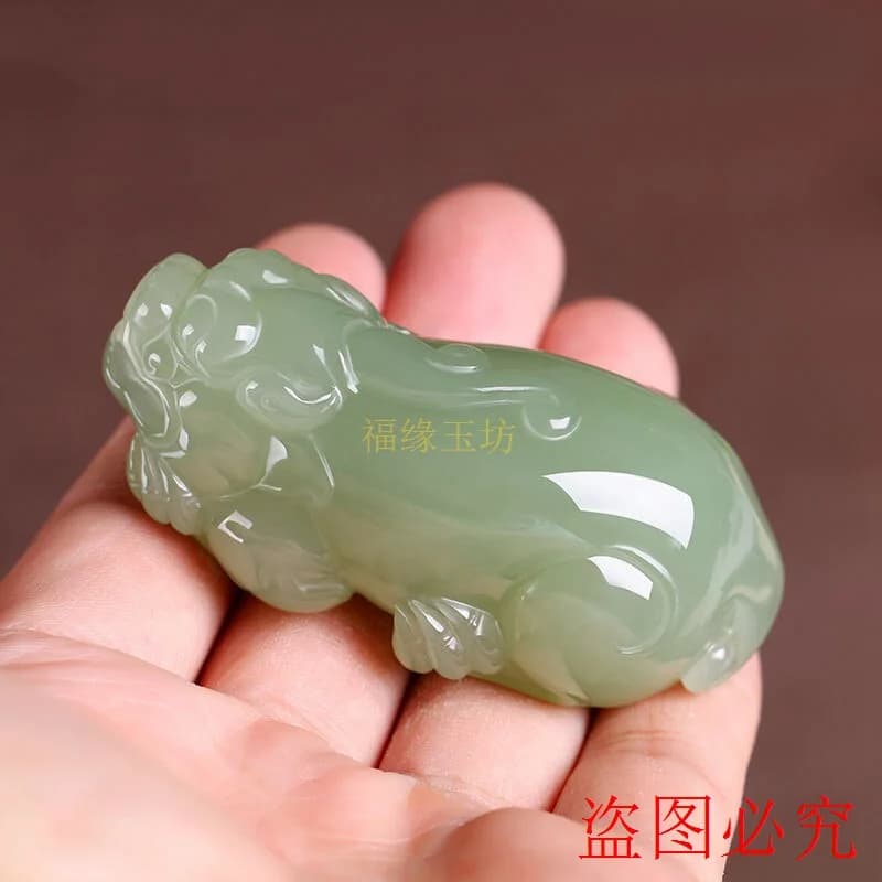 Afghan Jade Pixiu Hand Piece