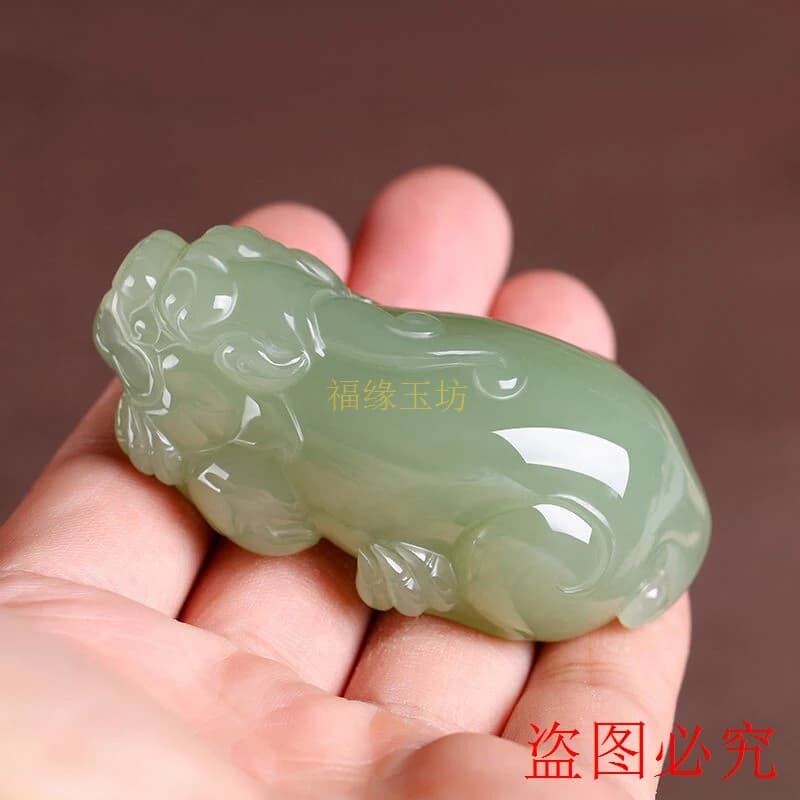 Afghan Jade Pixiu Hand Piece